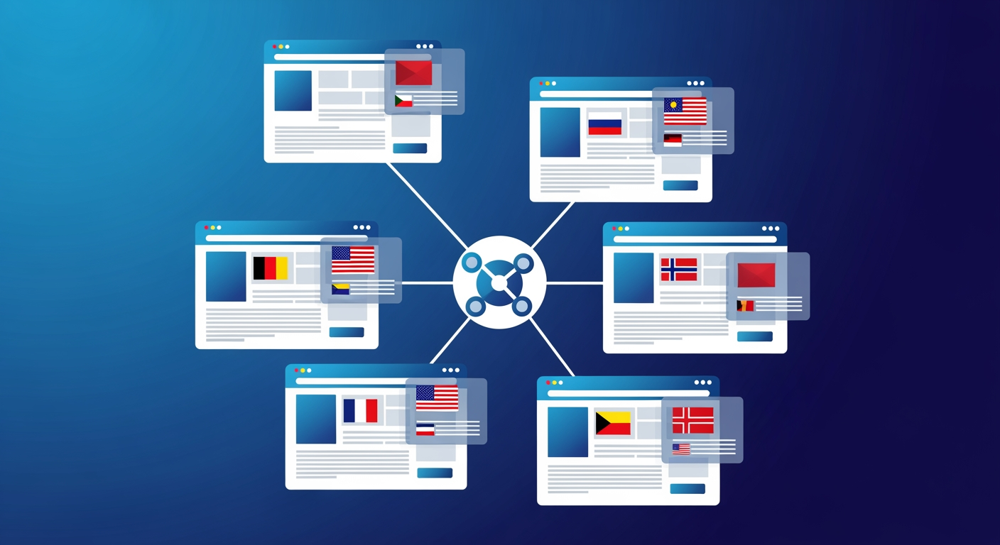 Agency multi-site translation management